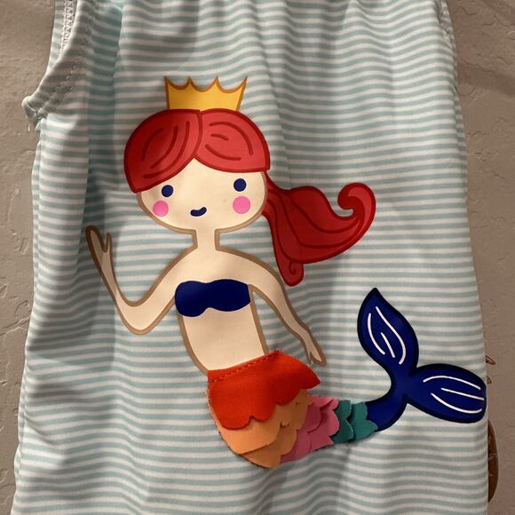 NWT Sweet Pineapple Mermaid One Piece Swimsuit - Picture 3 of 6